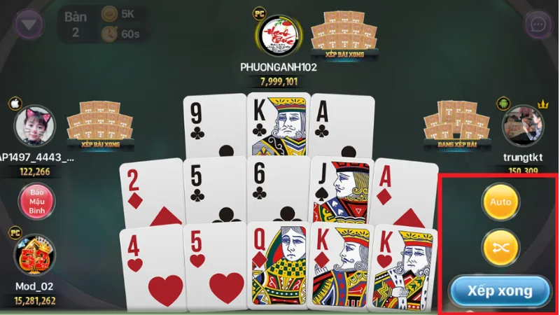 Chiến lược xếp bài và tối ưu tỷ lệ thắng